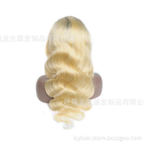 Wholesale Natural Virgin 613 Blonde Body Wave European Hair Brazilian Hair Bundles and wig